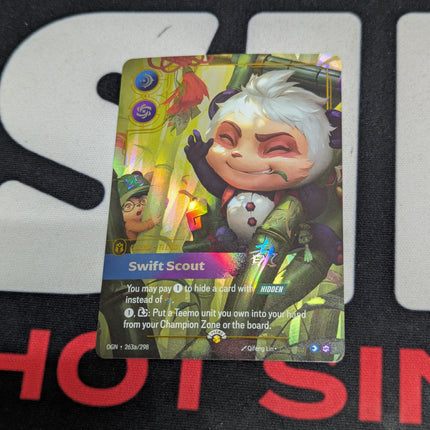 Teemo - Swift Scout (Alternate Art) (263a/298) - Riftbound Promotional Cards Foil (Unique) 806478