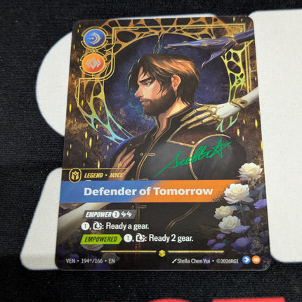 Jayce - Defender of Tomorrow (Signature) (194*/166) - Vendetta Foil Unique (093495)