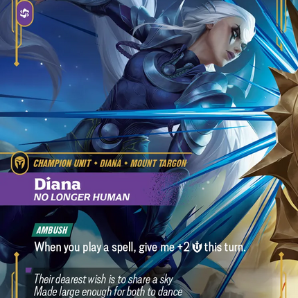 Diana, No Longer Human (Overnumbered) (183/166) - Vendetta Foil