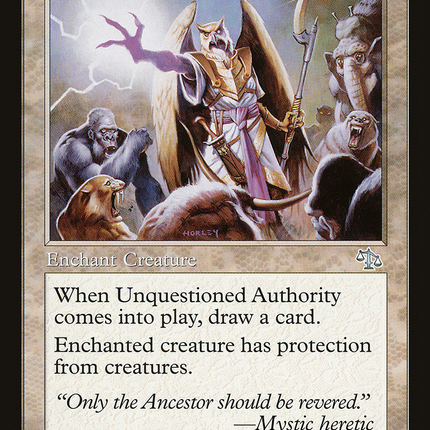 Unquestioned Authority (JUD-031) - Judgment