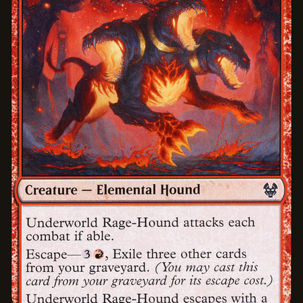 Underworld Rage-Hound (THB-163) - Theros Beyond Death Foil