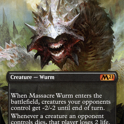 Massacre Wurm (M21-316) - Core Set 2021 (Borderless)