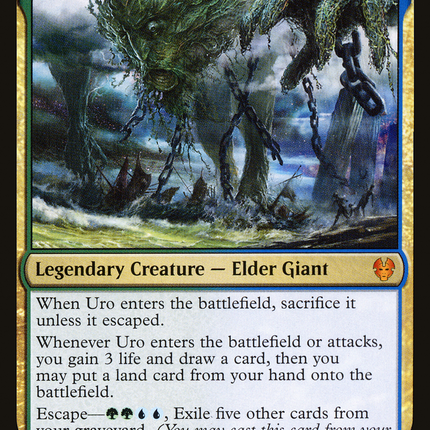 Uro, Titan of Nature's Wrath (THB-229) - Theros Beyond Death Foil