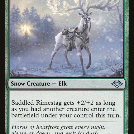 Saddled Rimestag (MH1-177) - Modern Horizons Foil