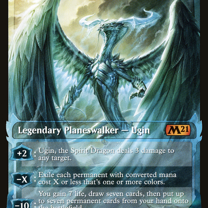Ugin, the Spirit Dragon (M21-285) - Core Set 2021: (Showcase)