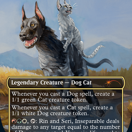 Rin and Seri, Inseparable // Rin and Seri, Inseparable (SLD-1554) - Secret Lair Drop (Borderless)