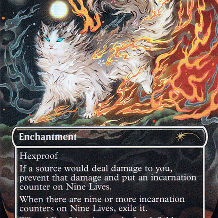 Nine Lives (SLD-793) - Secret Lair Drop (Borderless) Foil