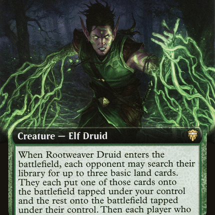 Rootweaver Druid (CMR-684) - Commander Legends: (Extended Art)