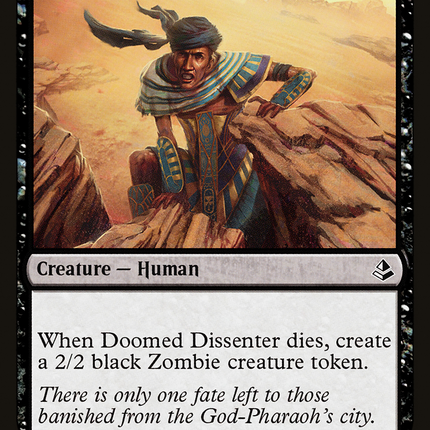 Doomed Dissenter (AKH-087) - Amonkhet Foil