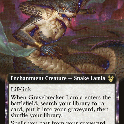 Gravebreaker Lamia (THB-314) - Theros Beyond Death: (Extended Art, enchantment) Foil