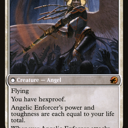 Enduring Angel // Angelic Enforcer (MID-017) - Innistrad: Midnight Hunt: (Double Faced Transform) Foil