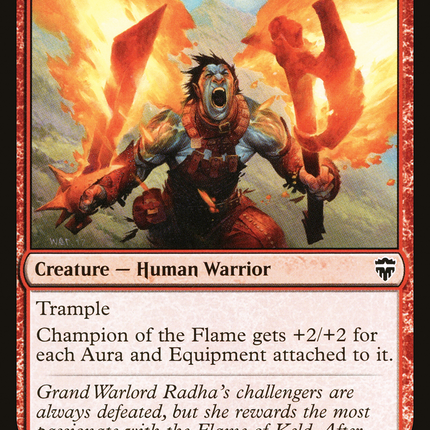 Champion of the Flame (CMR-167) - Commander Legends