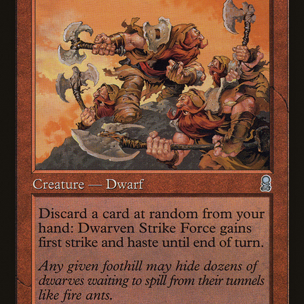 Dwarven Strike Force (ODY-188) - Odyssey Foil