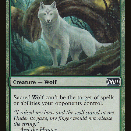 Sacred Wolf (M11-196) - Magic 2011 Foil
