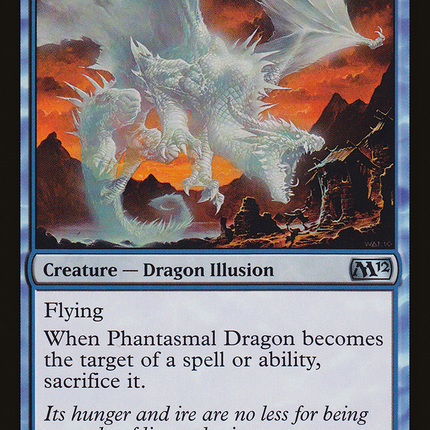 Phantasmal Dragon (M12-071) - Magic 2012