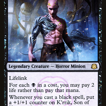 K'rrik, Son of Yawgmoth (JDG-002) - Judge Gift Cards 2021 Foil