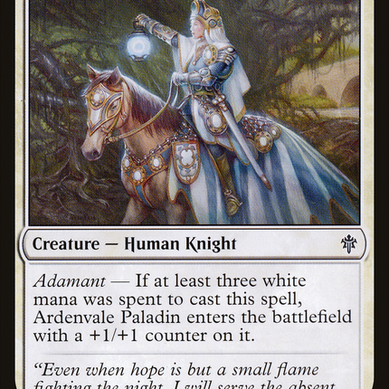 Ardenvale Paladin (ELD-004) - Throne of Eldraine