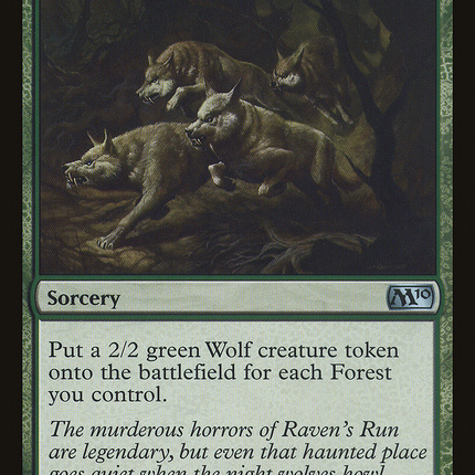 Howl of the Night Pack (M10-187) - Magic 2010 Foil
