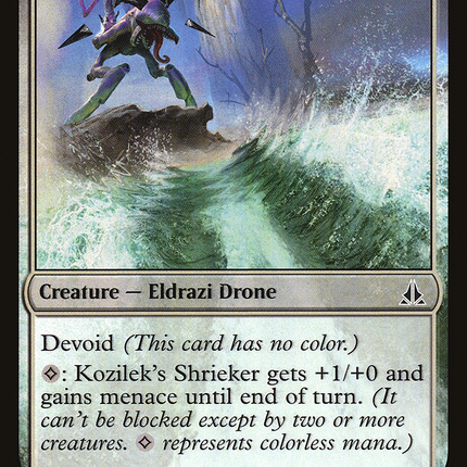 Kozilek's Shrieker (OGW-073) - Oath of the Gatewatch: (devoid)