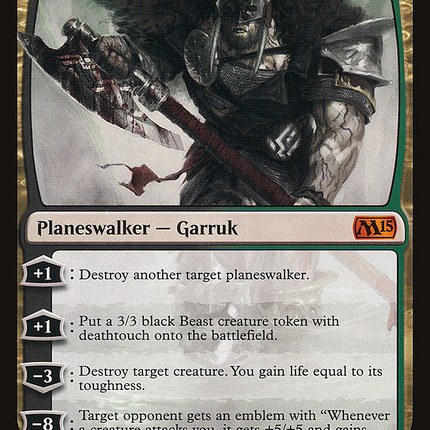 Garruk, Apex Predator (M15-210) - Magic 2015 Foil