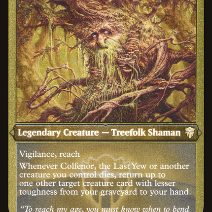 Colfenor, the Last Yew (CMR-594) - Commander Legends Foil
