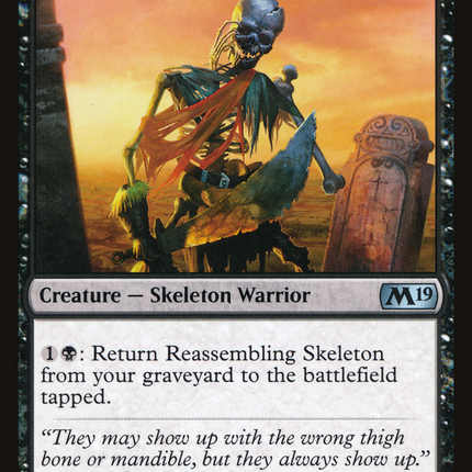 Reassembling Skeleton (M19-116) - Core Set 2019 Foil