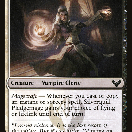 Silverquill Pledgemage (STX-233) - Strixhaven: School of Mages Foil