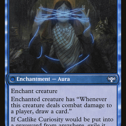 Mischievous Catgeist // Catlike Curiosity (VOW-069) - Innistrad: Crimson Vow: (Double Faced Transform) Foil