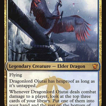 Dragonlord Ojutai (DTK-219) - Dragons of Tarkir Foil
