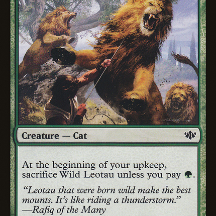 Wild Leotau (CON-097) - Conflux Foil