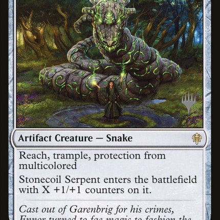 Stonecoil Serpent (PPELD-235) - Throne of Eldraine Promos