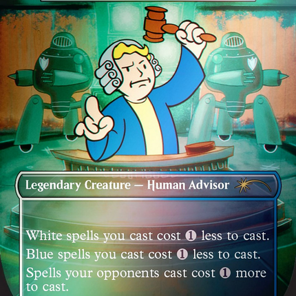 Grand Arbiter Augustin IV (SLD-1483) - Secret Lair Drop / Vault Boy, Cap Collector (Borderless) Foil