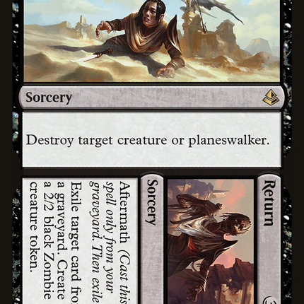 Never // Return (AKH-212) - Amonkhet Foil