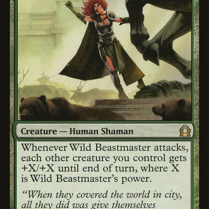 Wild Beastmaster (RTR-139) - Return to Ravnica Foil