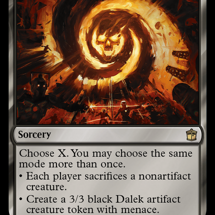Doomsday Confluence (WHO-067) - Doctor Who Foil