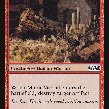 Manic Vandal (M11-151) - Magic 2011 Foil