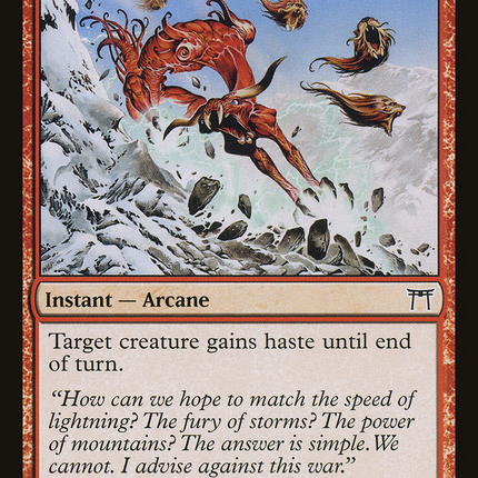 Unnatural Speed (CHK-197) - Champions of Kamigawa