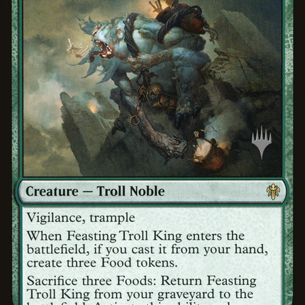 Feasting Troll King (PPELD-152) - Throne of Eldraine Promos