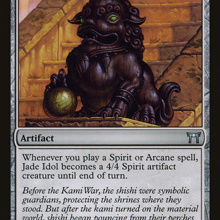 Jade Idol (CHK-256) - Champions of Kamigawa Foil