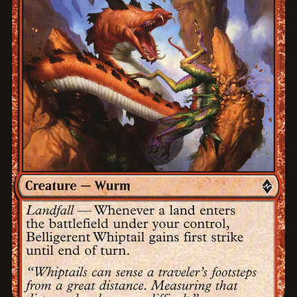 Belligerent Whiptail (BFZ-141) - Battle for Zendikar