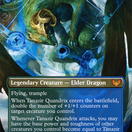 Tanazir Quandrix (STX-284) - Strixhaven: School of Mages (Borderless) Foil