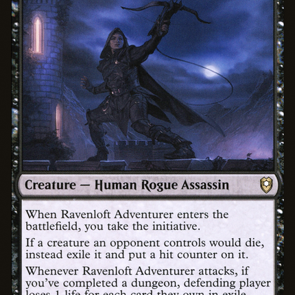Ravenloft Adventurer (CLB-142) - Commander Legends: Battle for Baldur's Gate Foil