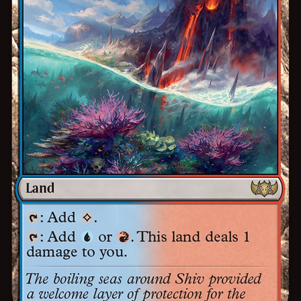 Shivan Reef (TDC-393) - Commander: Tarkir: Dragonstorm