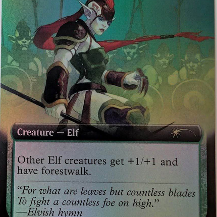 Elvish Champion (SLD-761) - Secret Lair Drop: (Extended Art) Foil