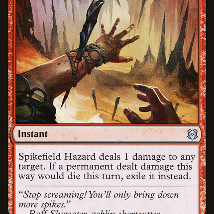 Spikefield Hazard // Spikefield Cave (ZNR-166) - Zendikar Rising Foil