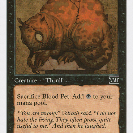 Blood Pet (6ED-115) - Classic Sixth Edition