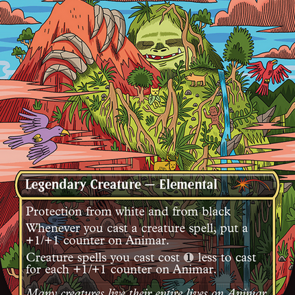 Animar, Soul of Elements (SLD-1891) - Secret Lair Drop (Borderless) Foil