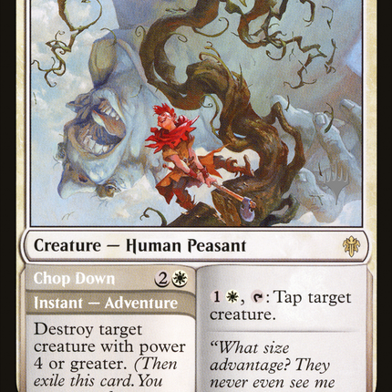 Giant Killer // Chop Down (PPELD-014) - Throne of Eldraine Promos Foil