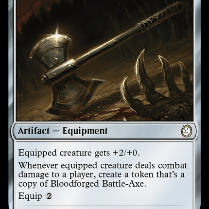 Bloodforged Battle-Axe (PIP-226) - Fallout Foil