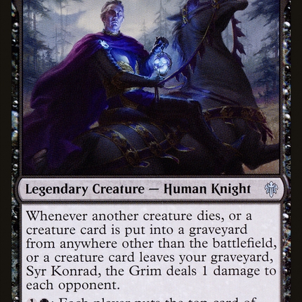 Syr Konrad, the Grim (ELD-107) - Throne of Eldraine Foil